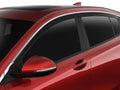 Low Profile Ventvisor Deflector Smoke with Chrome Trim Outside Mount 4 Piece For 2024 Envista Husky Liners