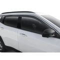 Low Profile Ventvisor Deflector Smoke with Chrome Trim Outside Mount 4 Piece For 2009-2014 Maxima Husky Liners