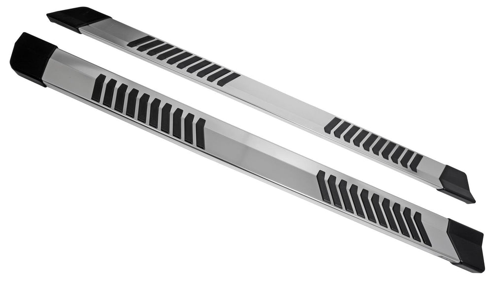 0721 TUNDRA CREWMAX CAB 6IN RUNNING BOARDS STEPS BRUSHED ALUMINUM