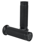Burly Brand 08-24 H-D TBW Set Hawk Billet Handle Grip Set - Textured Black