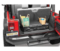~(6 lbs. 16X13X3)~ RoughRider Cargo Trunk Organizer Black Diamond Jeep 87-17 All; Fits neatly behind rear seat