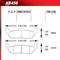 Hawk Performance auto part close-up