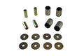 Control arm - lower front inner bushing 4 Shell Bushings 4 Tubes 8 Washers Install Guide Grease