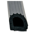FOAM D SEAL WITH HATS (RED TAPE) BLACK 1INX1INX50FT