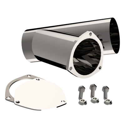 4.00 INCH STAINLESS STEEL QTP EXHAUST CUTOUT