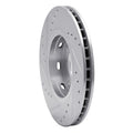 DFC 00-04 Volvo V40/S40 Front Right Drilled & Slotted Silver Brake Rotor