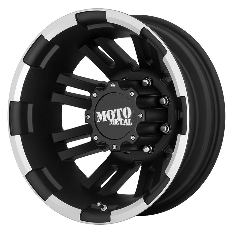 MO963 16X6 8X170 M-BLK MACH -134MM