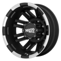 MO963 16X6 8X170 M-BLK MACH -134MM