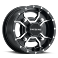 Aluminum Wheels 10x5 Mamba UTV A77 Machined Spokes Satin Black 18 Offset 4 on 144 Bolt Pattern Raceline