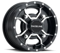 Aluminum Wheels 10x5 Mamba UTV A77 Machined Spokes Satin Black 18 Offset 4 on 144 Bolt Pattern Raceline