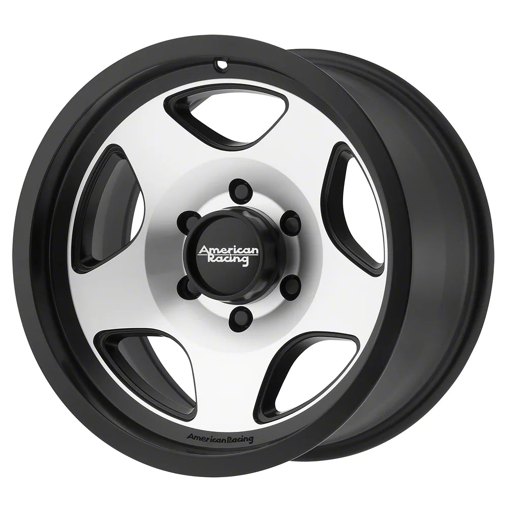 AR923 17X8 6X135 S-BLK MACH 00MM