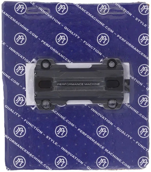 Performance Machine Phatbar & Riser Gauge Relocation Adapter - Black Ops