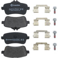 Brembo 13-16 Mercedes-Benz GL63 AMG/16-19 GLE63 AMG Rear Premium Low-Met OE Equivalent Pad