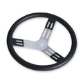 15 ALUMINUM BLACK W/ NATURAL SPOKES AND BUMP GRIP