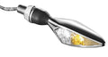 Kuryakyn Rhombus Front Left White/Amber Chrome