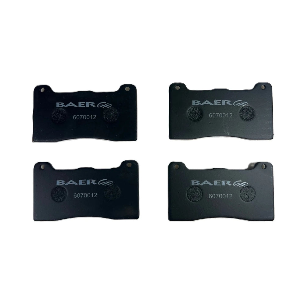 0718 WRANGLER JK 4PISTON REPLACEMENT BRAKE PADS S4 REAR