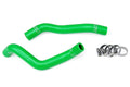 HPS Performance Green Reinforced Silicone Radiator Hose Kit for Kawasaki 08-14 KFX450R