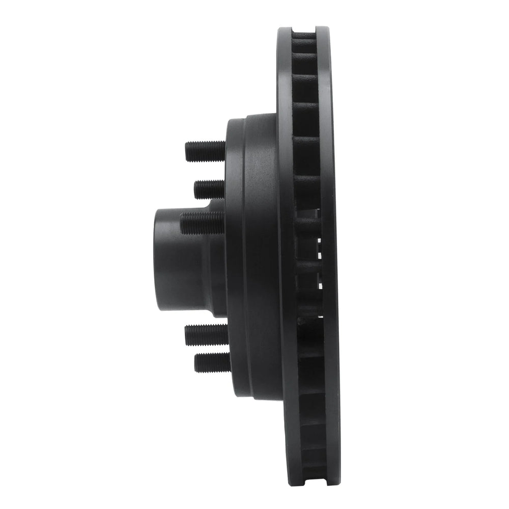 R1 88-96 Chevrolet C2500 Front Right Drilled & Slotted Black Brake Rotor