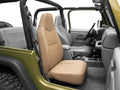~(29.6 lbs. 35X20X12)~ Trailmax II Standard Seat Front all vinyl Spice Jeep 76-06 CJ7 AND Wrangler; 97-02 req. Adapter 51256; 03-06 req. Adapter 51245 Drvr/51248 Psngr