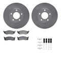 R1 Concepts Brake Rotor- Blank with Optimum Oe Pads Hdw Fits Chrysler Town