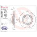 Brembo 15-17 Lexus NX200t/08-19 Toyota Highlander Front Premium UV Coated OE Equivalent Rotor