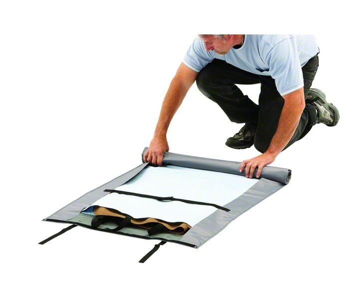 ~(5 lbs. 37X7X7)~ HOSS Window Storage Duffle Charcoal/Gray Jeep 76-17 CJ7 AND Wrangler; 2-Dr/4-Dr (not recommended for any Trektop windows or TJD windows)