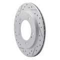 DFC 99-04 Chevrolet Tracker Front Left Drilled & Slotted Geoperformance Rotor