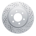 DFC 21-26 Ford F-150 Rwd Front Right Drilled & Slotted Geoperformance Rotor