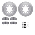 DFC 10-24 Lexus GX460 Rear Rotors with 5000 Advanced Brake Pads w/Hardware