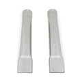 Exhaust Tips Super Bee Style Polished 340 Stainless Steel 3.0 Inch Inlet With Rectangular Oval Oulet Clamp-On Set Of 2 Pieces Hooker BlackHeart
