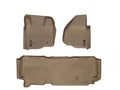Tan Rear Floorliner Ford F-250 F-350 F-450 F-550 2011 - 2016 Fits Supercab only