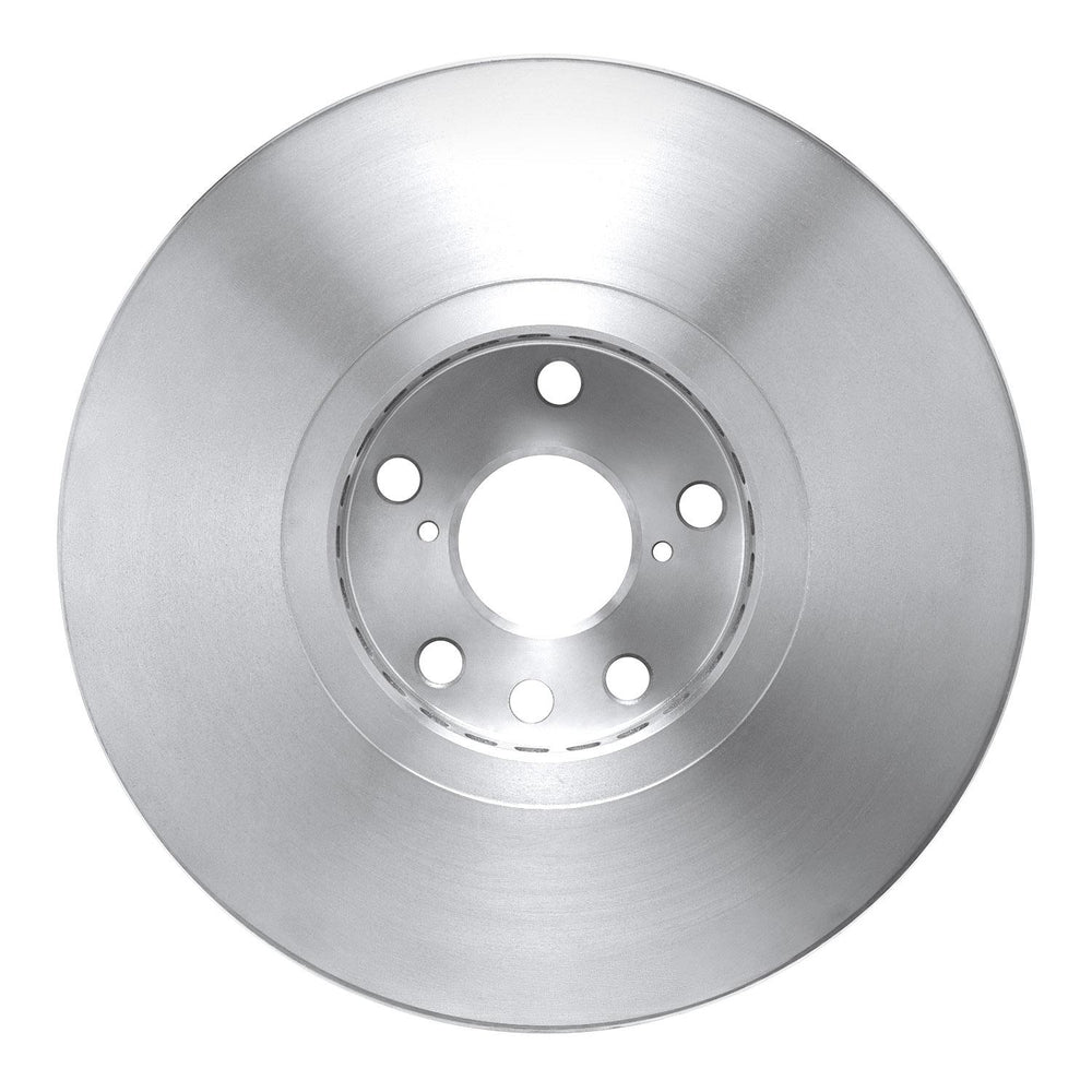 R1 06-20 Lexus IS350 Right Front Drilled & Slotted Black Brake Rotor