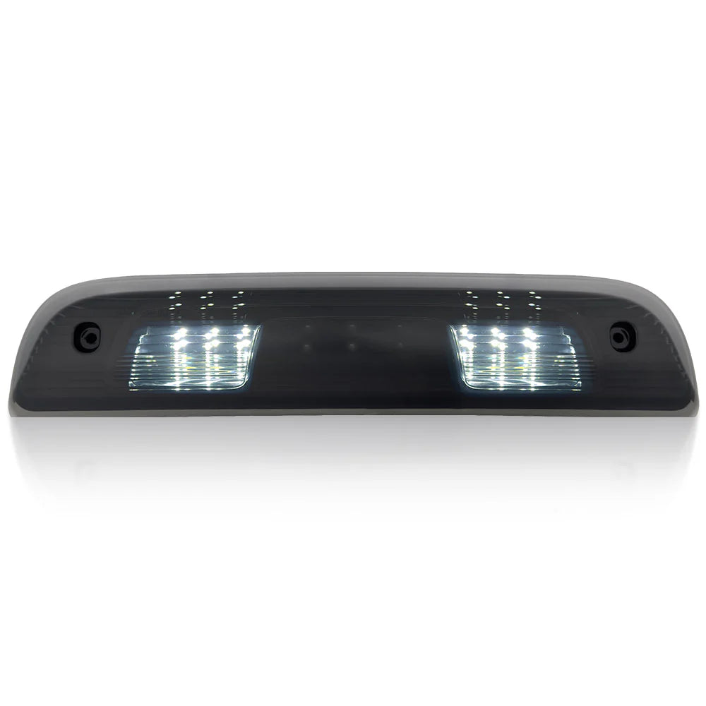 ~(4 lbs. 16X6X4)~ GMC and Chevy 14-18 Sierra and Silverado 1500 (3rd GEN) and 14-19 2500/3500 - Red LED 3rd Brake Light Kit w/ White LED C