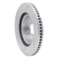 DFC 74-84 Chrysler New Yorker Front Right Drilled & Slotted Silver Brake Rotor