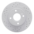 DFC 11-19 Ford Figo (Mexico) Front Left Drilled & Slotted Geoperformance Rotor