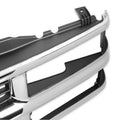 8498 C1500 CHEVY GRILLE W/O SPORT PACKAGE W/ COMP HEADLIGHTS CHROME/BLACK
