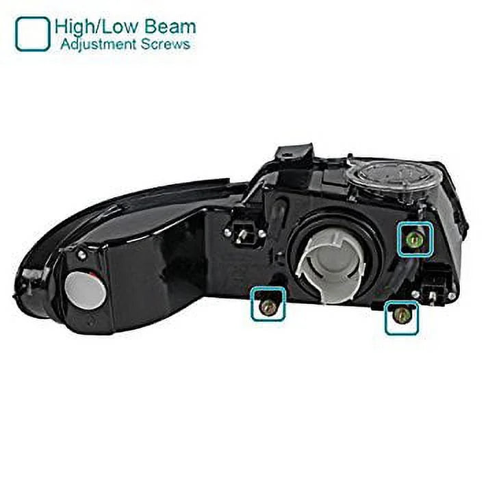 EURO HEADLIGHTS BLACK HOUSING