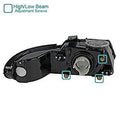 EURO HEADLIGHTS BLACK HOUSING