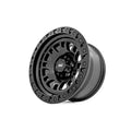Rough Country 82 Series Wheel | One-Piece | Semi Gloss Black | 17x9 | 5x4.5 | -12mm