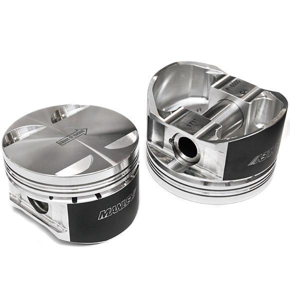 Manley 03-06 EVO VIII/IX 85.5mm Bore +.5mm -8.5/9.0 CR Dish Extreme Duty Single Piston