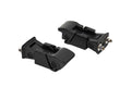 Kentrol 42-95 Jeep CJ/Wrangler YJ Hood Catch Pair TJ Style - Powdercoat Black