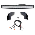 ~(5 lbs. 12X7X7)~ 2017-2017 FORD F250/F350: Front Bumper Top LED Light Bar Mounts - to mount 30 IN IN Curved Zroadz LED or Similar Style light