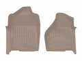 WeatherTech Tan Front FloorLiner HP fits 19-26 Dodge Ram Truck (RegularCab Carpeted Floor;No Optional PTO (Power Take Off) Kit;Regular Cab) - 4515801IM
