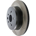 StopTech 13-14 Lexus GS300/350/400/430 Slotted Sport Rear Left Brake Rotor