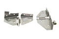 Kentrol 76-95 Jeep CJ/Wrangler YJ Windshield Hinge No Mirror Holes Pair - Polished Silver