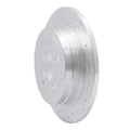 R1 03-05 Ford Explorer Sport Trac Rear Left Drilled & Slotted Silver Brake Rotor