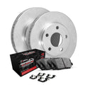 R1 07-22 Lexus LX570 Rear Brake Rotor Set w/Off-Road/Tow Brake Pads and Hardware