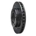 R1 71-91 Chevrolet Blazer Front Right Drilled & Slotted Black Brake Rotor