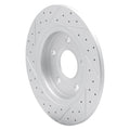 DFC 08-16 Chrysler Town & Country Rear Right Drilled & Slotted Geoperformance Rotor