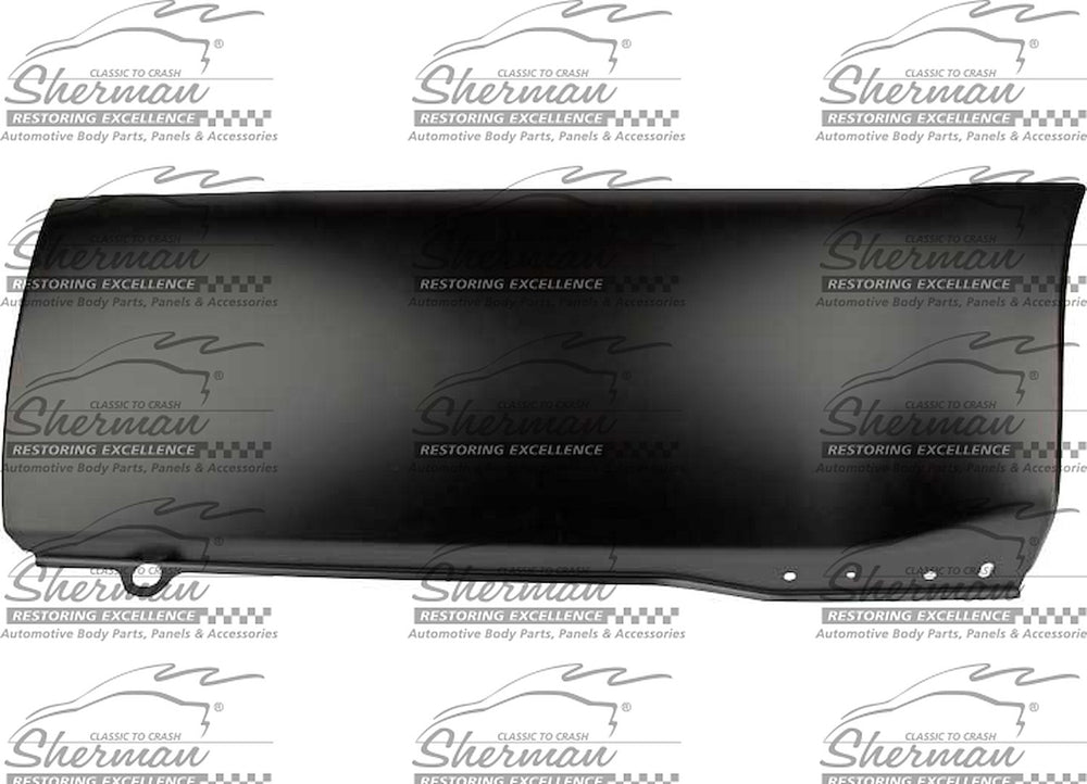 LH QUARTER PANEL; FRONT LOWER SECTION FORD SUPER DUTY PICKUP 3/1016 (FITS 8FT BED)
